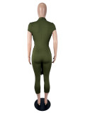 EVE Deep V Neck Sleeveless Skinny Jumpsuit SHD-8507