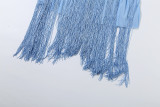 EVE Halterneck Sequin Tassel Maxi Dress XEF-K6D11483A