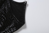 EVE Solid Color Off Shoulder Sling Tank Top XEF-K6L13740A