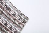 EVE Off Shoulder Stripe Skinny Fifth Pant Suit DLSF-K6S12990A
