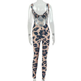 EVE Leopard Print Backless Sling Jumpsuit GJYO-JP006376