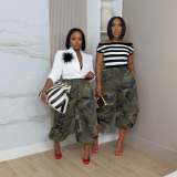 EVE Camouflage Lantern Wide-Leg Pants LSD-2899