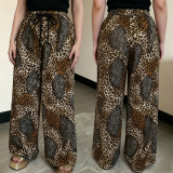 EVE Retro Animal-Print Casual Pants BY-7768