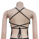 EVE Sexy Hot Drill Bandage Dress BY-7130