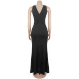 EVE Beaded Sleeveless Maxi Dress BY-7776