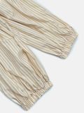 EVE Stripe Print Ruffles Loose Pants ZDF-33533