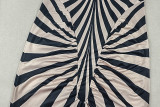 EVE Stripe Print Sleeveless Backless Maxi Dress GJYO-JD305667