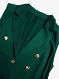 EVE Solid Color Sleeveless Tie Up Blazer Pants Suit HNIF-YF308