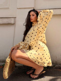 EVE Halterneck Polka Dot Mini Dress GSRX-988