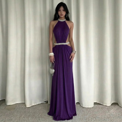EVE Elegant Sexy Backless Party Evening Maxi Dress GPKJ-MR50117