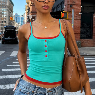 EVE Layered Color Block Tank Top GPKJ-MR50080