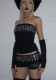 EVE Hot Drill Wrap Chest Top Two Piece Shorts Set GNJF-H1028