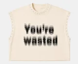 EVE Rivet Printed Loose T Shirts GTGE-MH1040