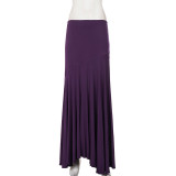 EVE Solid Color Irregular Long Fishtail Skirt GPKJ-MR50225