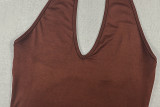 EVE Color Block Ruched Sleeveless Maxi Dress GJYO-JD305681