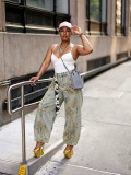 EVE Plus Size Fashion Print Loose Jeans GYLN-2034