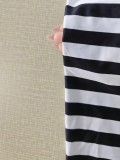 EVE Stripe Warp Chest Top Lantern Pants 2 Piece Set GQLK-6695