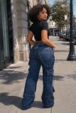 EVE Loose Casual Straight Jeans CM-60811