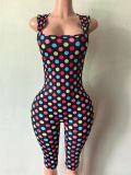 Pre Order: About 7 work days shipping Polka Dot Print Romper YUEM-202678