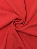EVE Plus Size Solid Color Ruched Mini Dress GAWE-6782