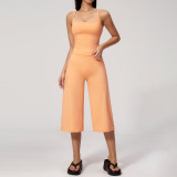 EVE Outdoor Casual Yoga Cami Top And Cropped Pants Set GZZC-TZ5555-4