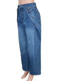 EVE Casual Curved-Leg Jeans SH-391657