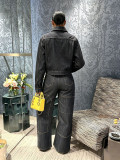EVE Long Sleeve Pleated Denim Jackets GYLN-2002