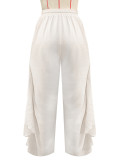 EVE Asymmetric Layered Ruffle Casual Pants SH-391691