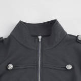 EVE Double-breasted Long Sleeve Jackets GPKJ-MR51294