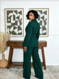 EVE Elegant Beaded Long Sleeve Blazer And Pants Set NY-11305
