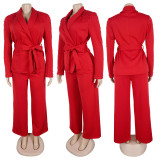 EVE Elegant Beaded Long Sleeve Blazer And Pants Set NY-11305