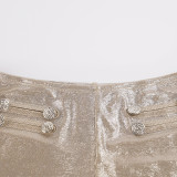 EVE Sexy Double-breasted Slim Shorts GPKJ-MR51645