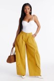 EVE Solid Color Wide Leg Pants SH-391660