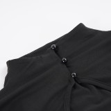 EVE Sexy Hollow Out Long Sleeve Tops GPKJ-MR50896