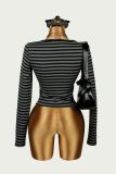 EVE Stripe Long Sleeve T Shirts YWXS-K25L1253