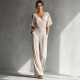 EVE Sexy V Neck Off Shoulder Jumpsuit SHD-8518