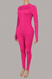 EVE Long Sleeve Zipper Sport Jumpsuit YWXS-K26L3020