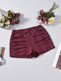 EVE Snake Printed Solid Color Short GNZD-11895PBM