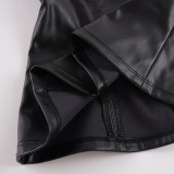 EVE Sexy Leather Tube Top Tank Top GPKJ-MR52013