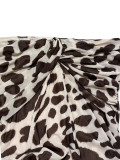 EVE Leopard Printed Top Split Long Skirt 2 Piece Set SHD-8520