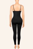 EVE Sport Hollow Out Solid Color Jumpsuit YWXS-K26L2197