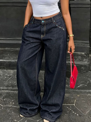 EVE Plus Size Fashion Loose Jeans GYLN-1168