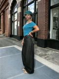 EVE Plus Size Embroidered Wide Leg Jeans GYLN-1697