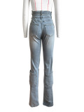 EVE Fashion Holes Slim Jeans CH-88016