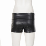 EVE Fashion Leather Mini Shorts GPKJ-MR50543