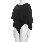 EVE Shawl Long Sleeve Bodysuit GSZM-J26BS423