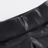 EVE Fashion Leather Mini Shorts GPKJ-MR50543