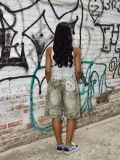 EVE Plus Size Leopard Printed Belt Seventh Jeans GYLN-6951
