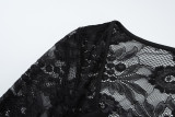 EVE Lace Long Sleeve Hollow Out Top BLG-T5519236K