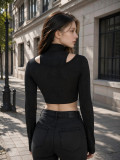 EVE Solid Color Long Sleeve T Shirt GMKK-mkk7288